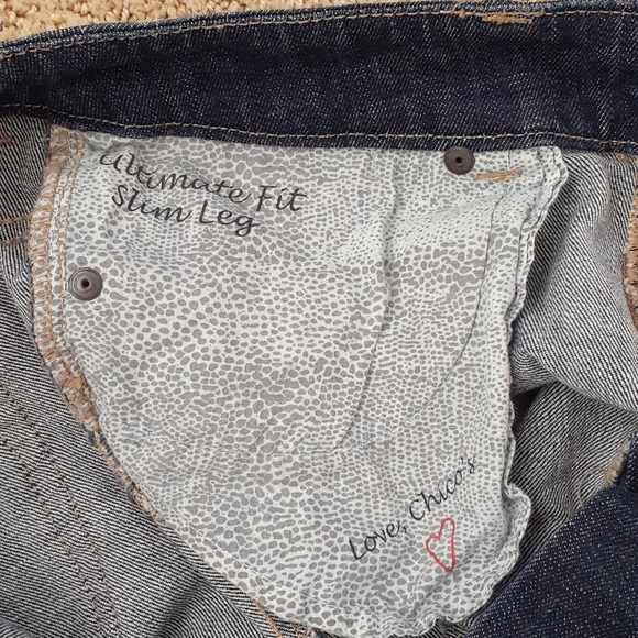 Chico's Platinum Jeans Size 0.5 = size 6 - Picture 5 of 5